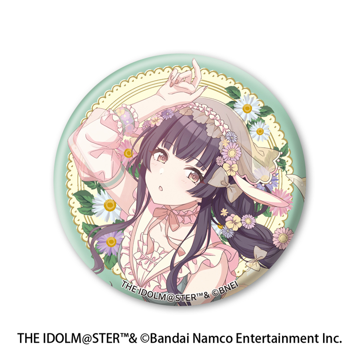 シャニマス 黛冬優子 ハート缶バッジ