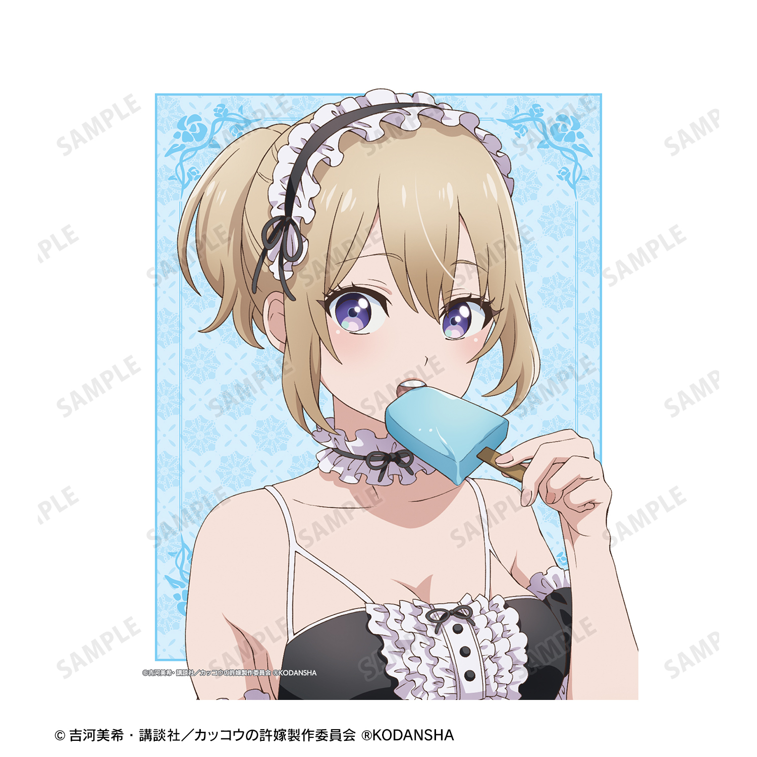 カッコウの許嫁_描き下ろしイラスト 海野 幸 水着メイドver