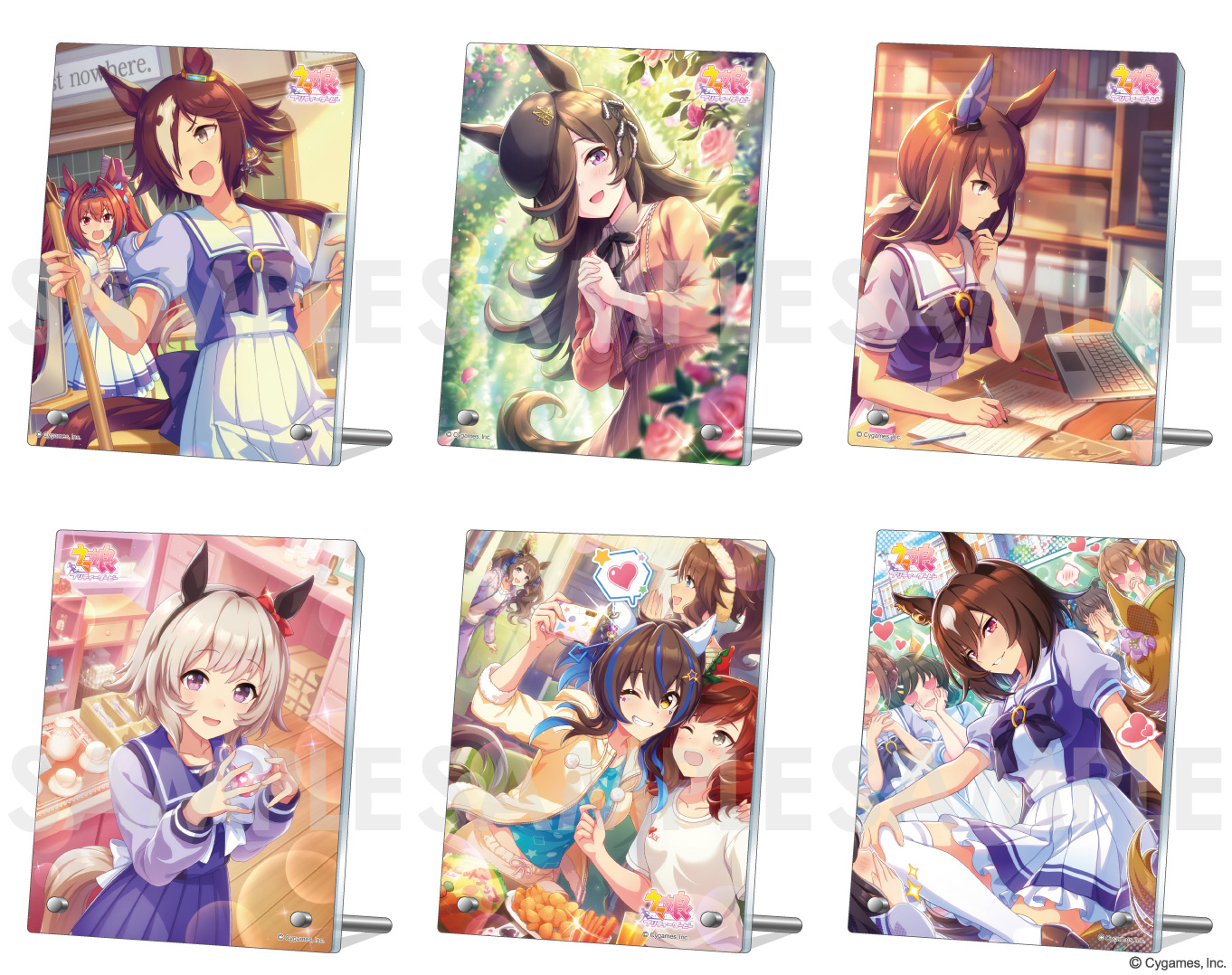ウマ娘 プリティーダービー アクリルプレート Vol 6 4 カレンチャン 公式グッズ 公式ライセンス商品専門サイト Colleize コレイズ