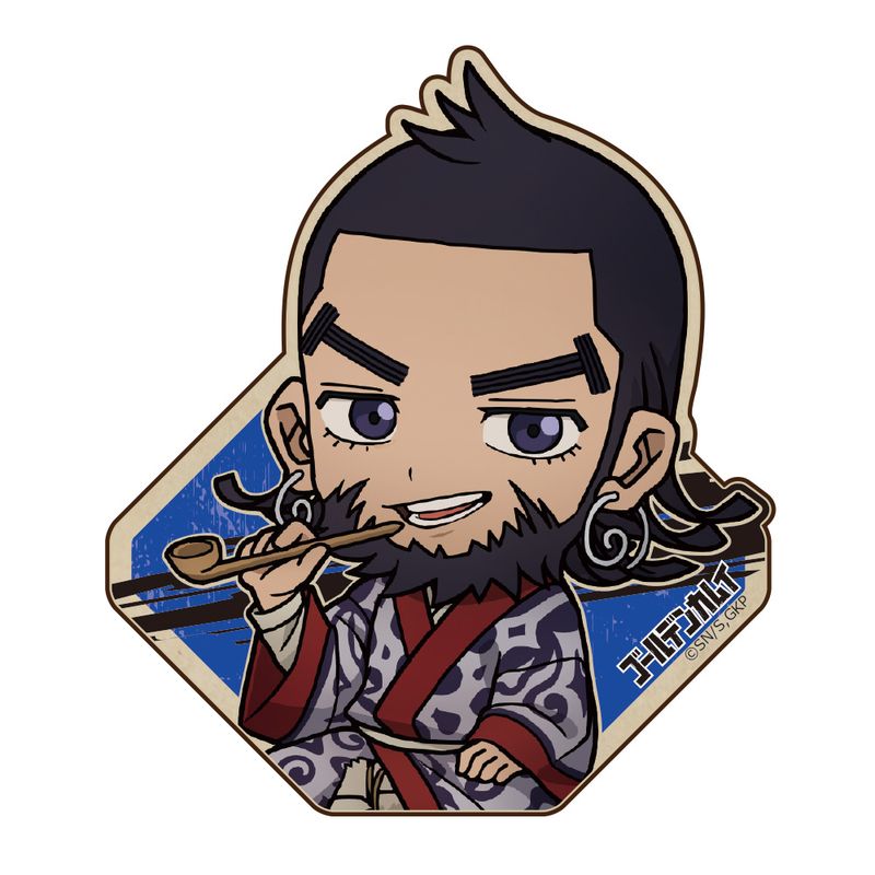 ゴールデンカムイ_ウッドクリップ(安全ピン付) キロランケ
