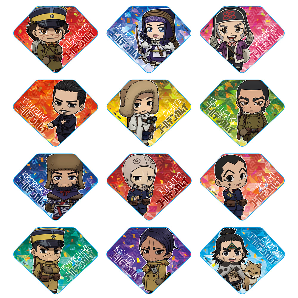 ゴールデンカムイ_トレーディングプリズムバッジ vol.2 1BOX