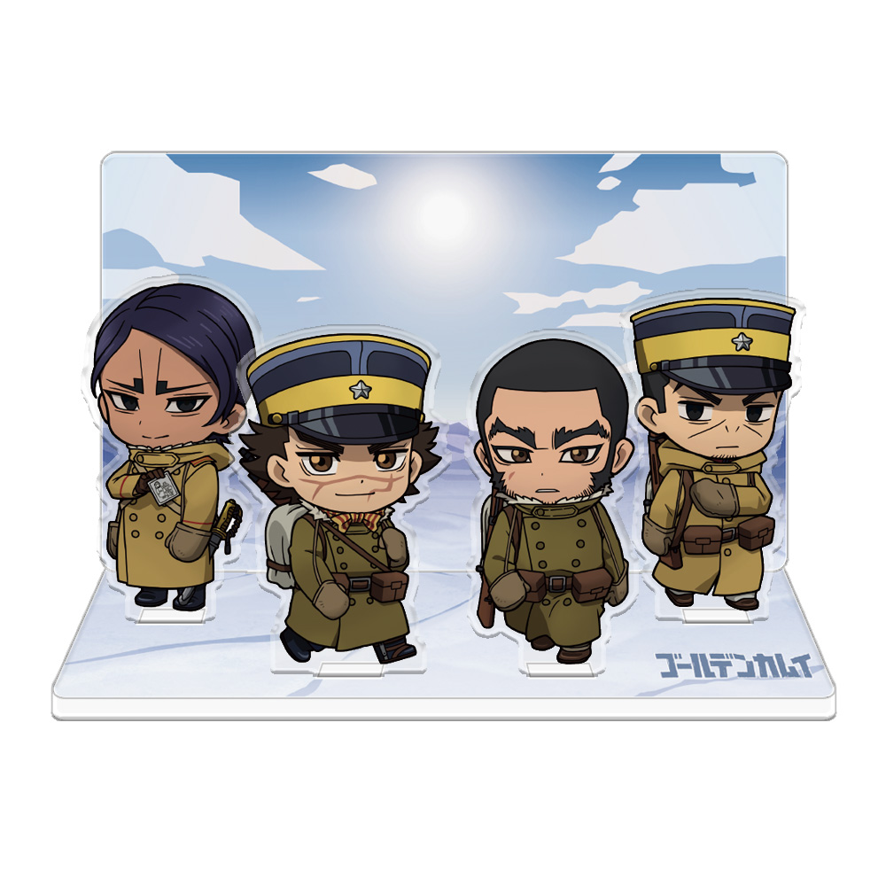 ゴールデンカムイ 金カム_アクリルジオラマA[杉元&谷垣&月島軍曹&鯉登少尉]