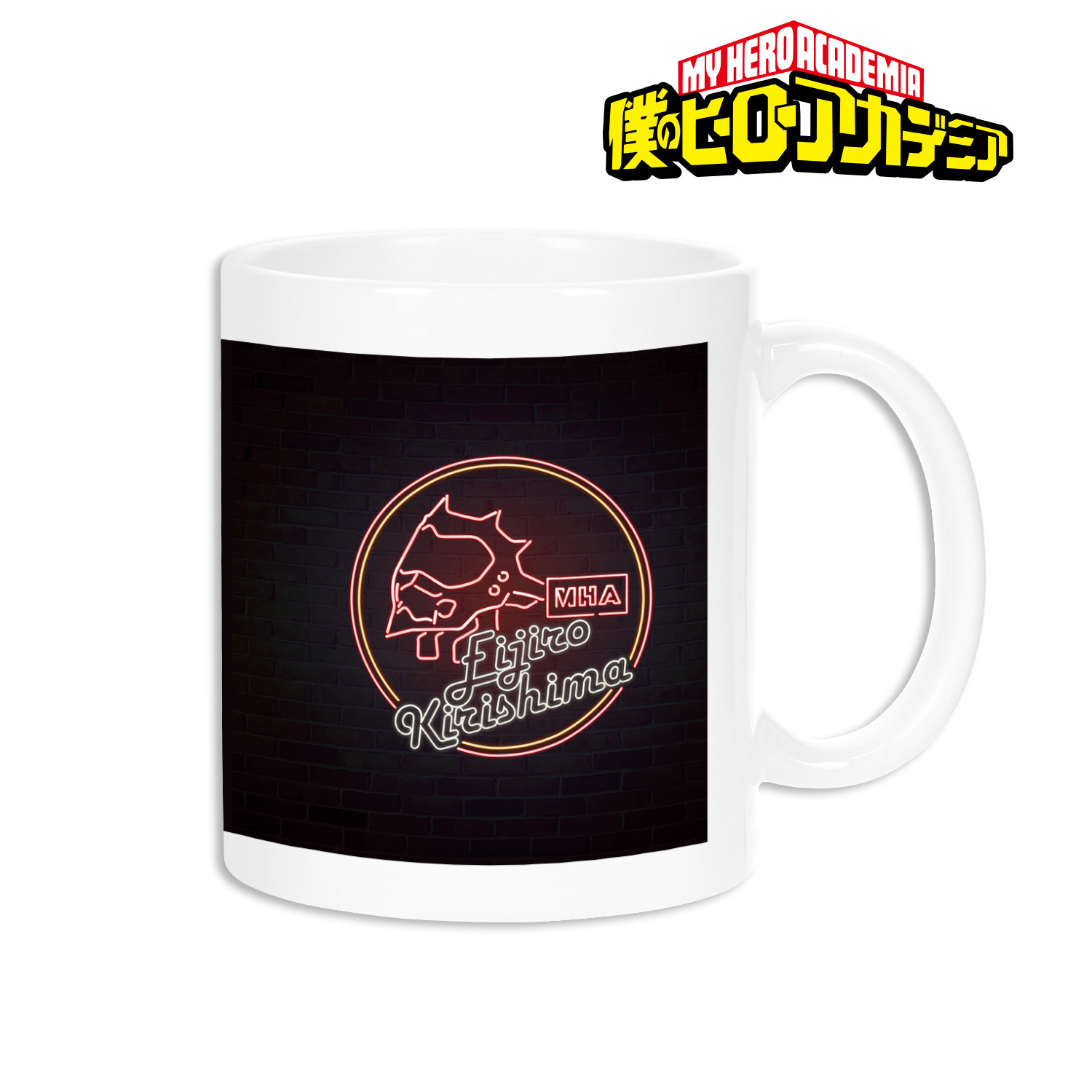 僕のヒーローアカデミア_切島鋭児郎 Ani-Neon マグカップ