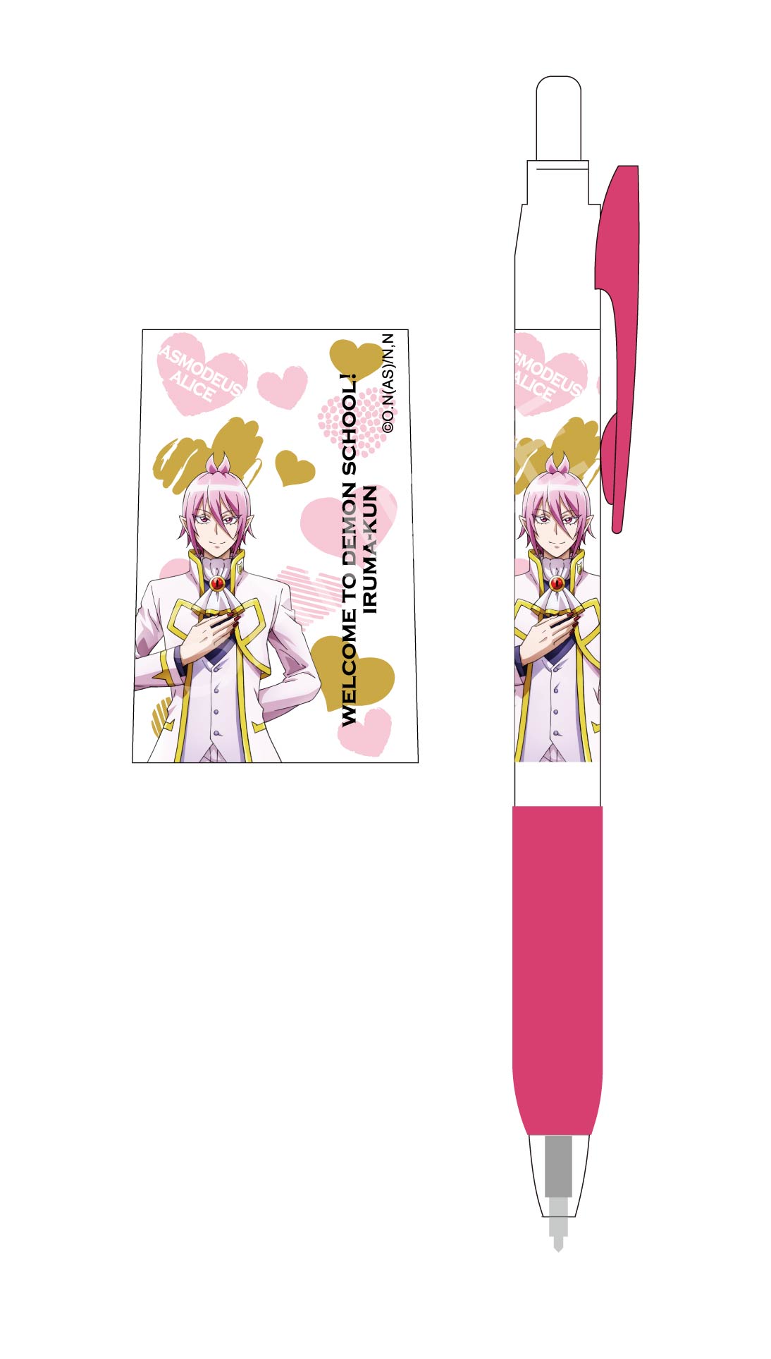 魔入りました！入間くん まいりました入間くん 魔入間_サラサ　ボールペン　アスモデウス・アリス