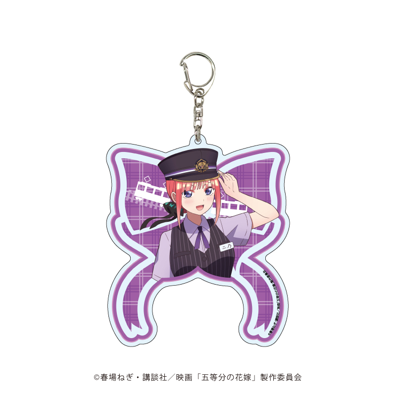 映画 五等分の花嫁_デカアクリルキーホルダー02/中野二乃 駅員ver.(描き下ろし)