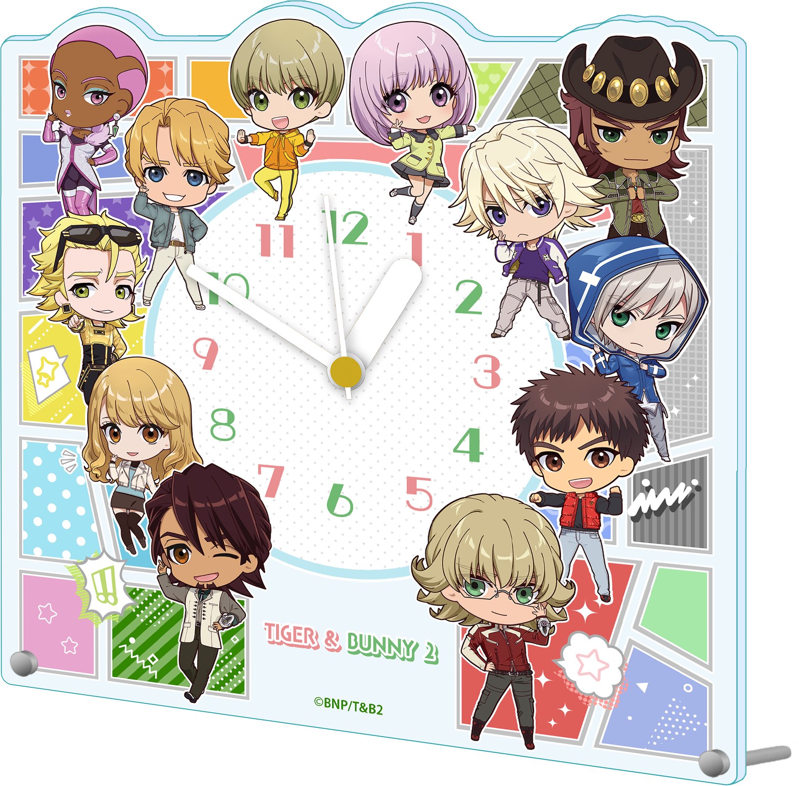 TIGER & BUNNY_ぷちちょこ アクリル置時計 | 公式グッズ・公式