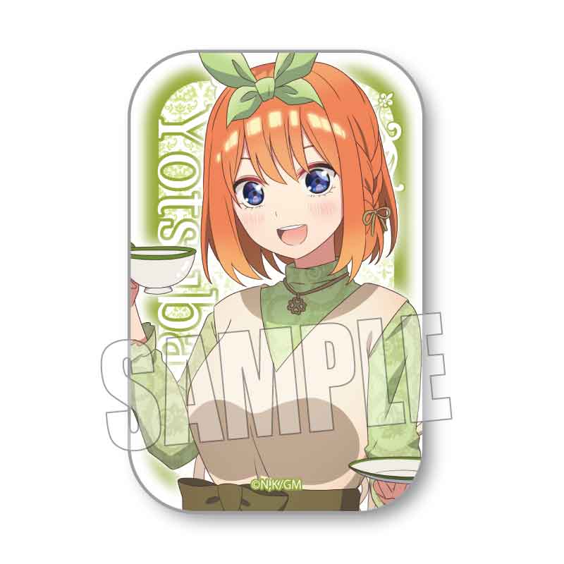 映画 五等分の花嫁_スクエア缶バッジ/中野 四葉 ティーブレイクver.
