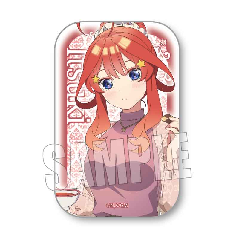 映画 五等分の花嫁_スクエア缶バッジ/中野 五月 ティーブレイクver.