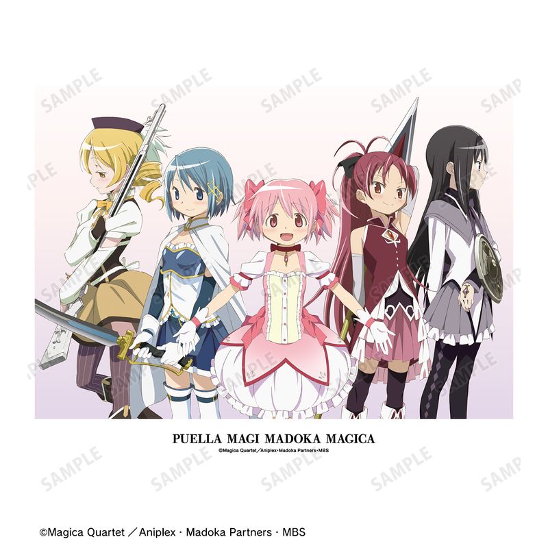 魔法少女まどか☆マギカ_魔法少女集合 キャンバスボード | 魔法少女