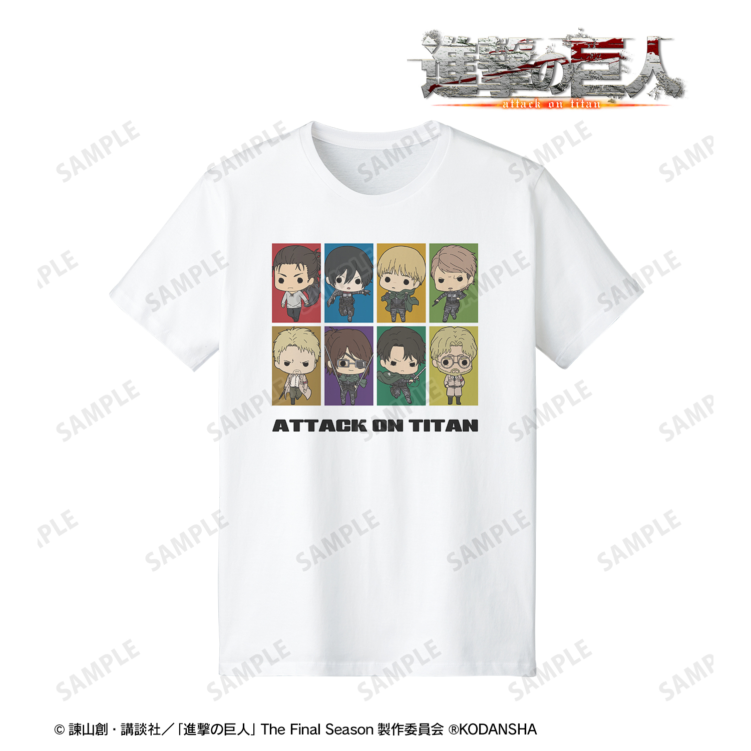 進撃の巨人_集合 TINY Tシャツメンズ(サイズ/M)