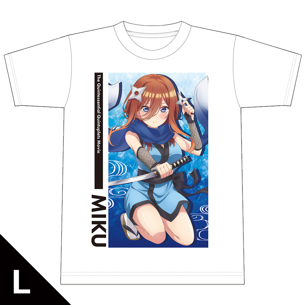 映画 五等分の花嫁_TシャツC[中野三玖] Lサイズ