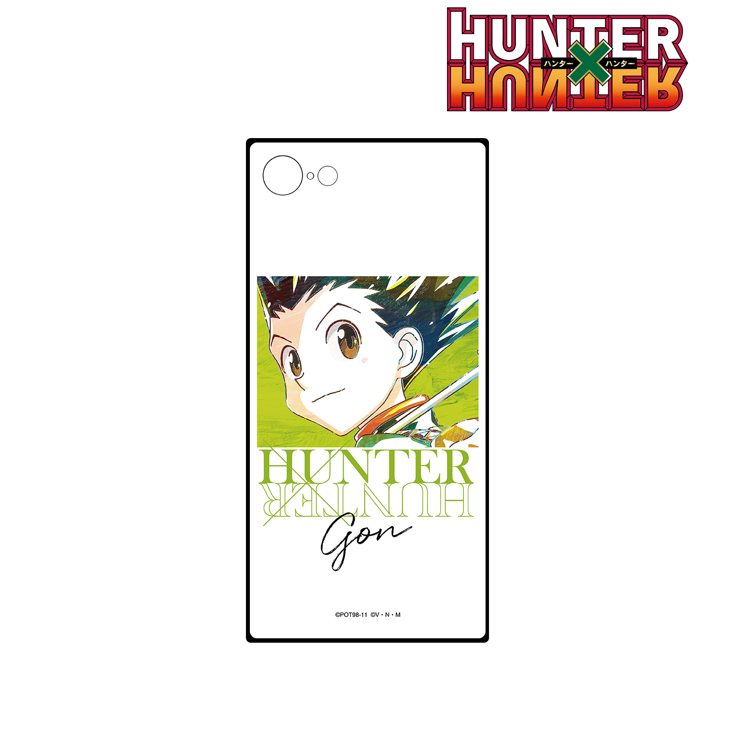 HUNTER×HUNTER_ゴン Ani-Art スクエア強化ガラスiPhoneケース(対象機種/iPhone 7/8/SE2)