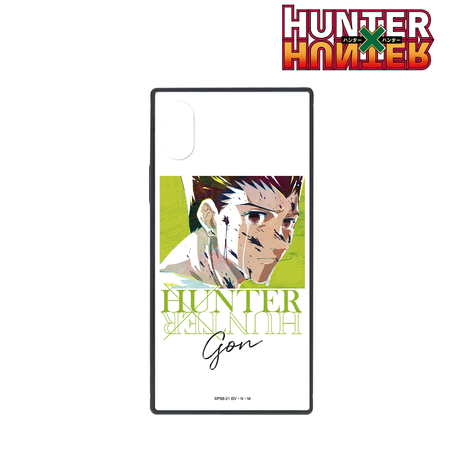 HUNTER×HUNTER_ゴン Ani-Art 第3弾 スクエア強化ガラスiPhoneケース(対象機種/iPhone 12 mini)