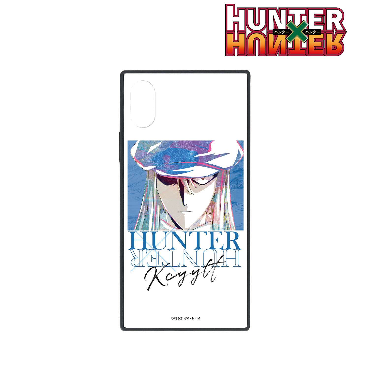 HUNTER×HUNTER_カイト Ani-Art 第3弾 スクエア強化ガラスiPhoneケース(対象機種/iPhone 7/8/SE2)