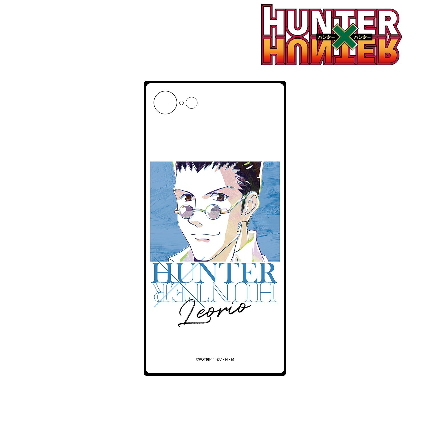 HUNTER×HUNTER_レオリオ Ani-Art スクエア強化ガラスiPhoneケース(対象機種/iPhone 7/8/SE2)