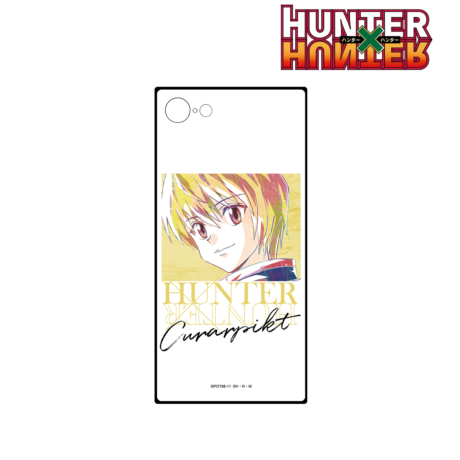 HUNTER×HUNTER_クラピカ Ani-Art スクエア強化ガラスiPhoneケース(対象機種/iPhone 11)