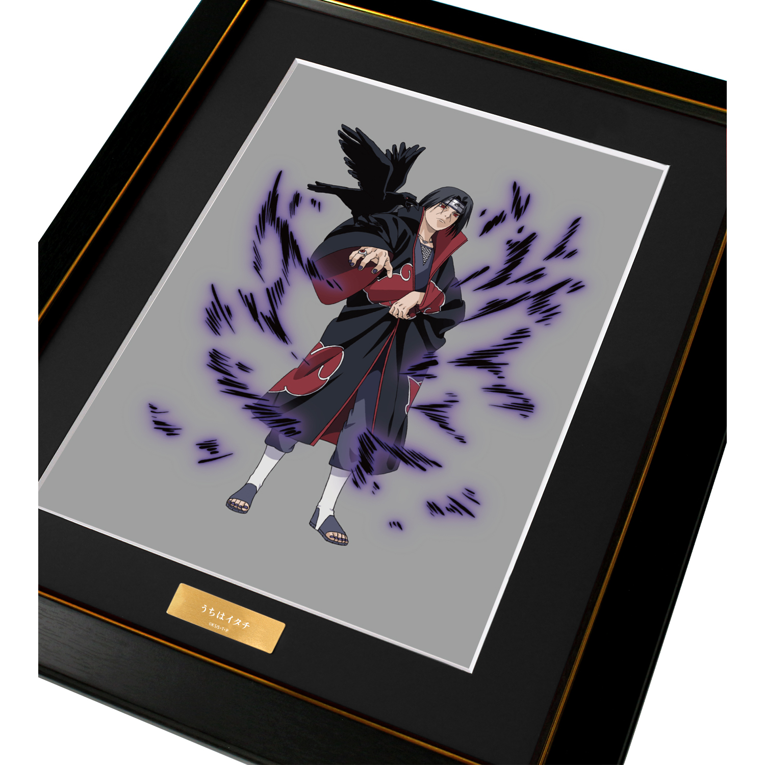 複製原画NARUTO うちはイタチキャラファイングラフ セル画写輪眼暁美品