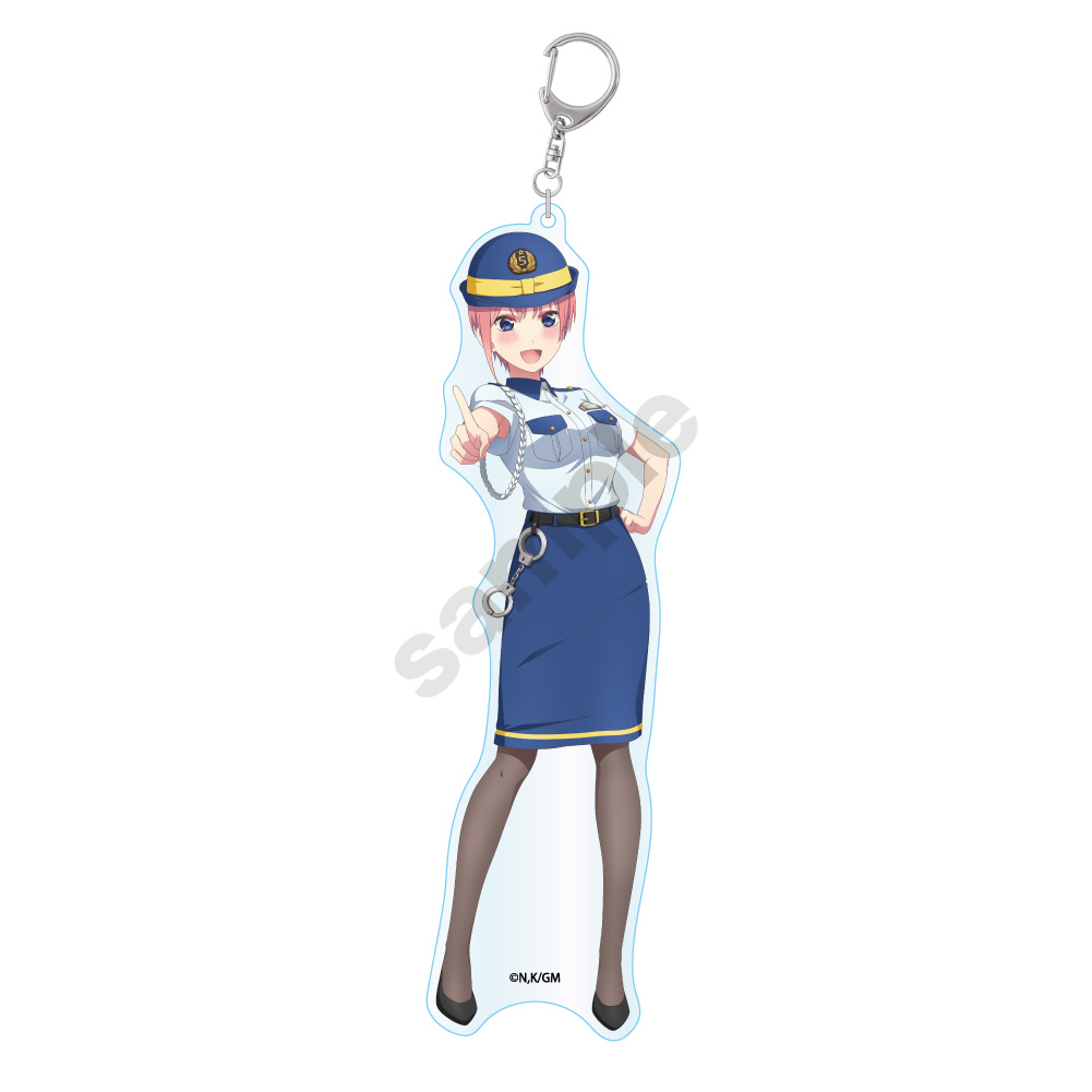 五等分の花嫁_ Police style アクリルキーホルダーBIG 中野一花