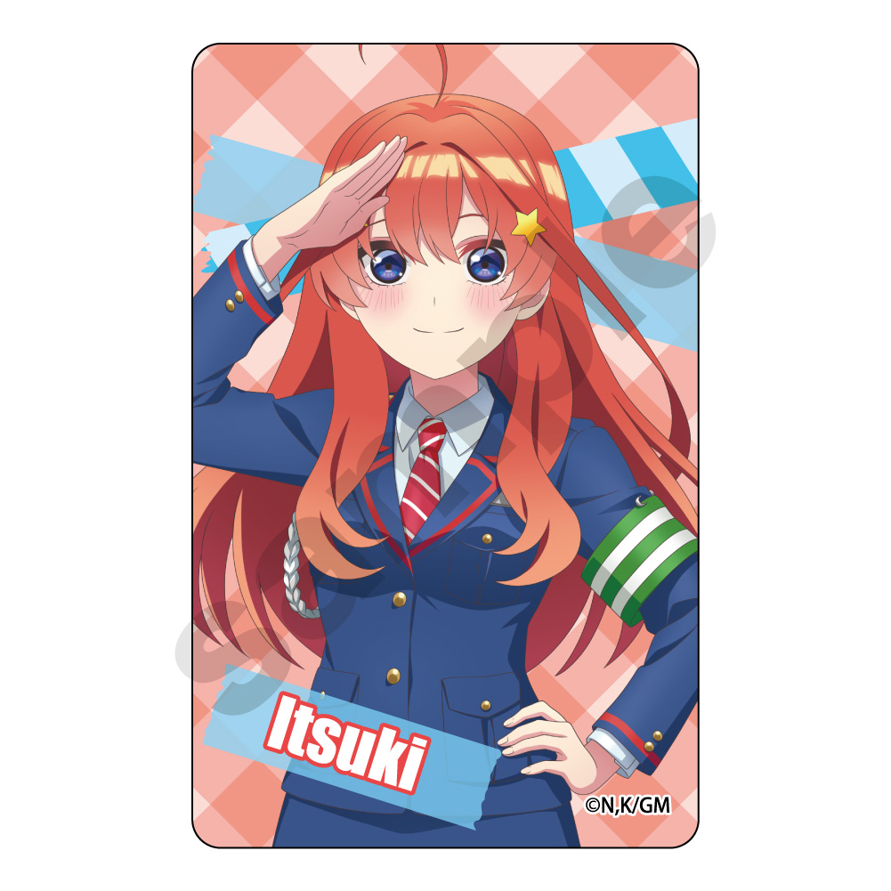 五等分の花嫁_ Police style ICカードステッカー 中野五月