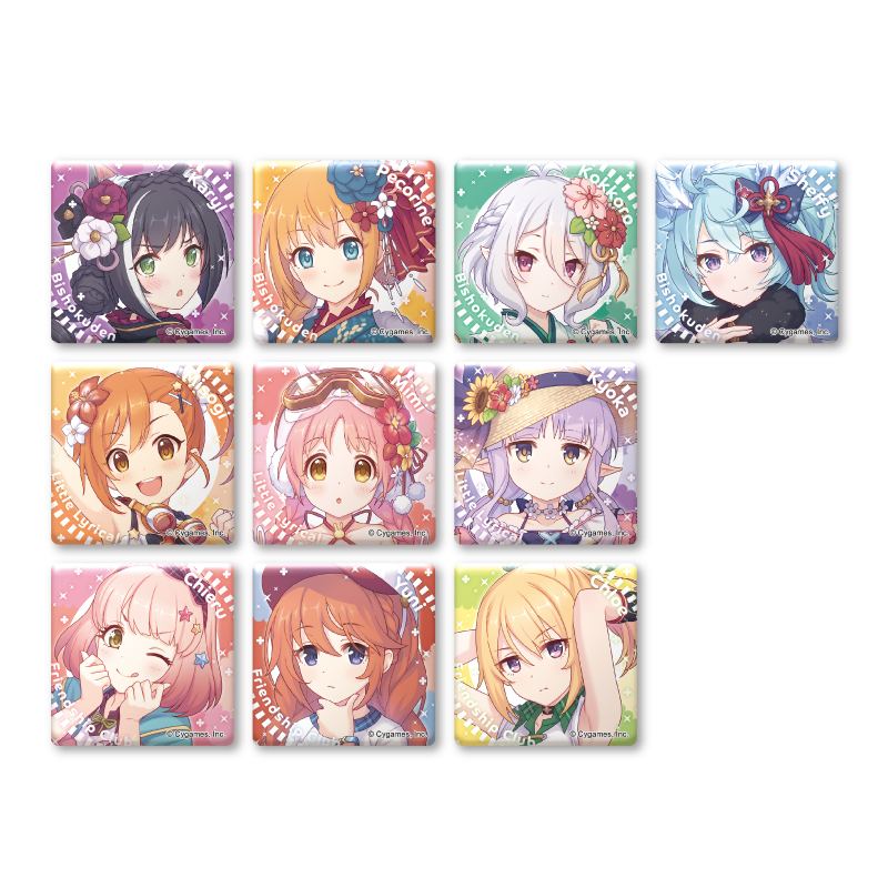 プリンセスコネクト！Re：Dive_スクエア缶バッジコレクション 1BOX