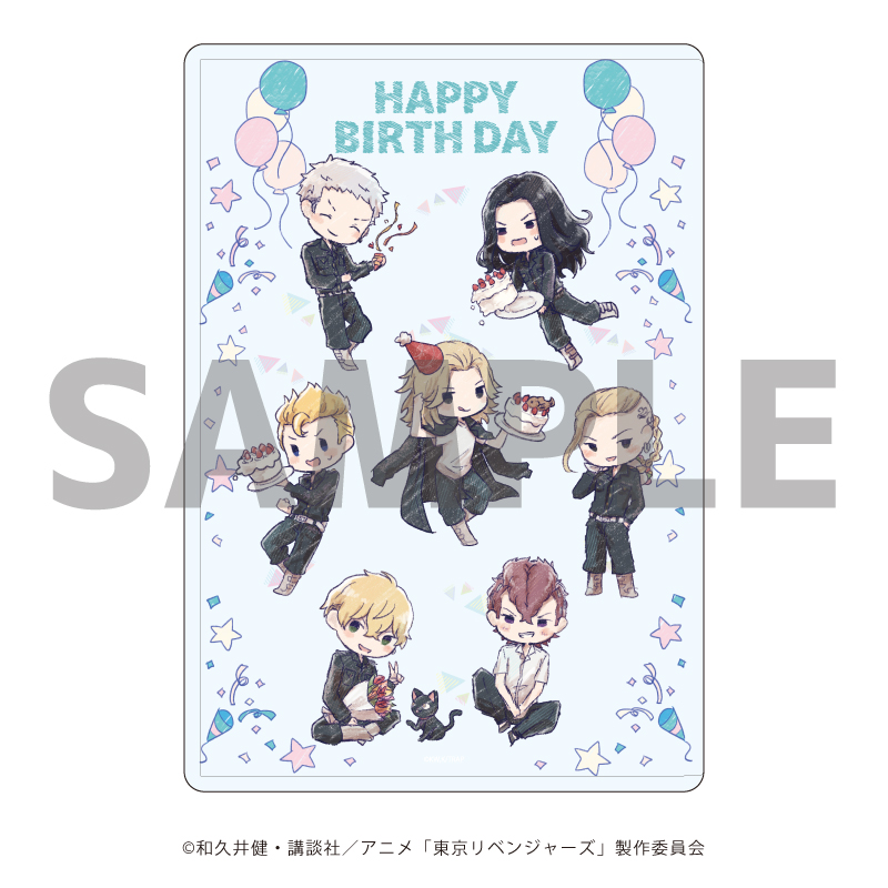 東京リベンジャーズ_キャラクリアケース07/集合デザイン?　誕生日ver.(グラフアート)