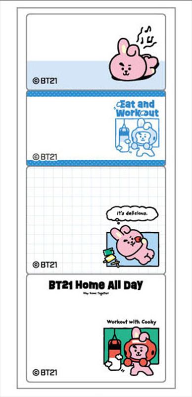 BT21_スケジュールメモふせん⑦COOKY | 公式グッズ・公式ライセンス