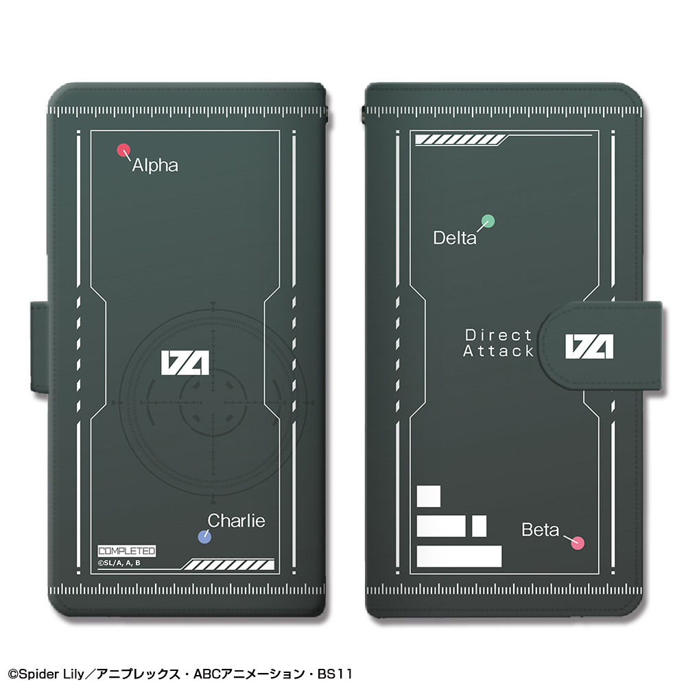 リコリス・リコイル_ブックスタイルスマホケース Mサイズ デザイン02(モチーフ/A)