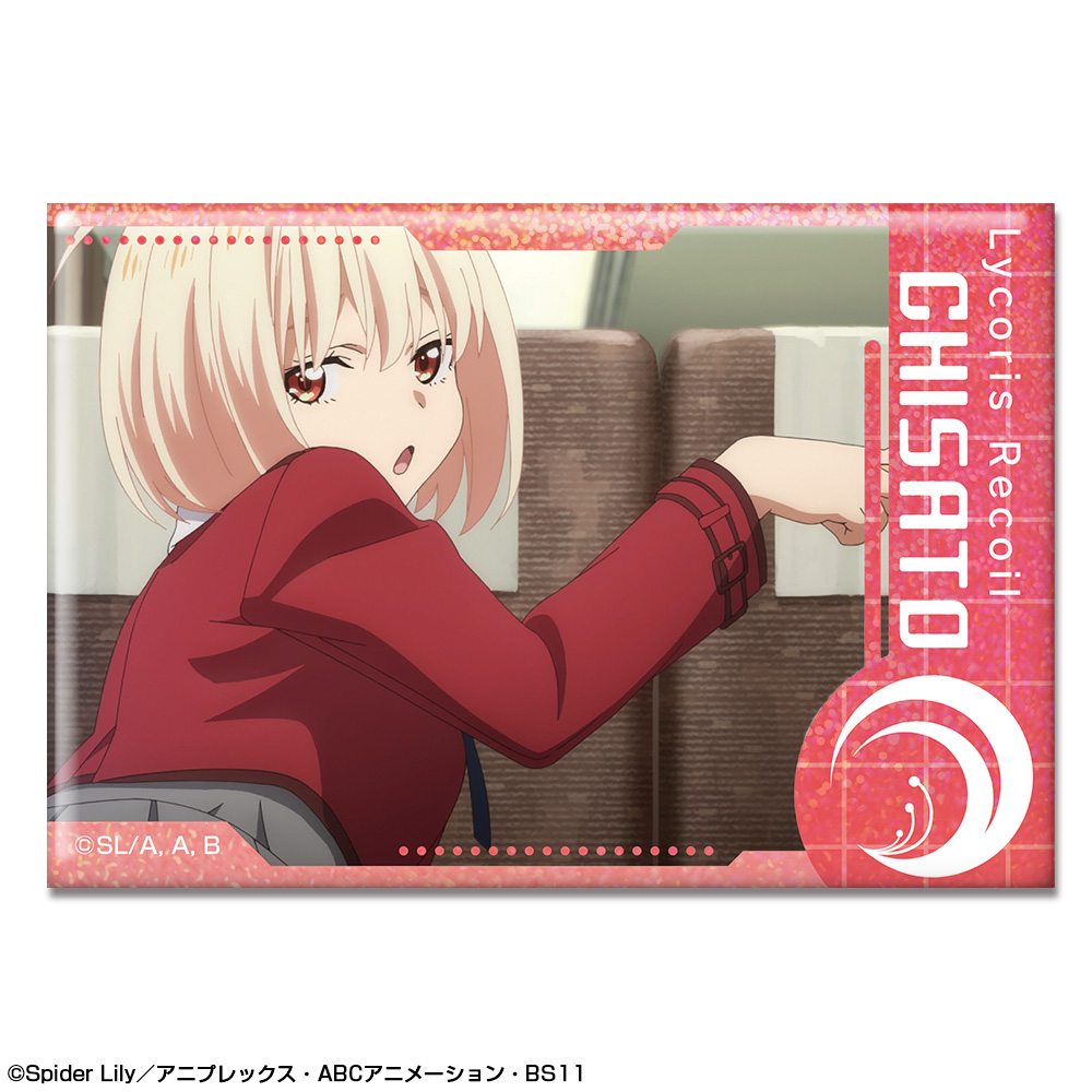 リコリス・リコイル_ホログラム缶バッジ デザイン04(錦木千束/D)