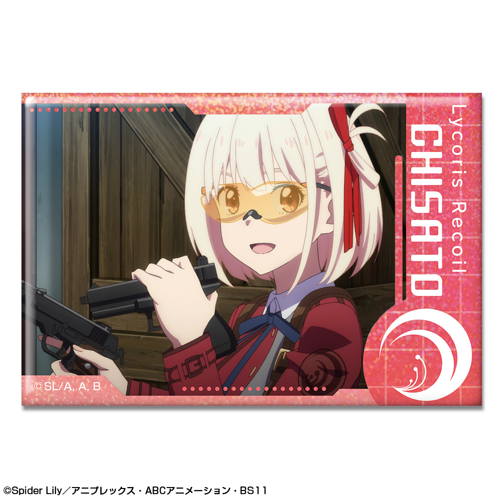 リコリス・リコイル_ホログラム缶バッジ デザイン08(錦木千束/H