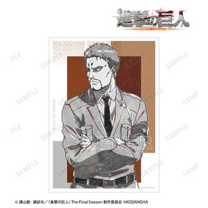 진격의 거인_라이너 Ani-Art BLACK LABEL A3 매트 가공 포스터