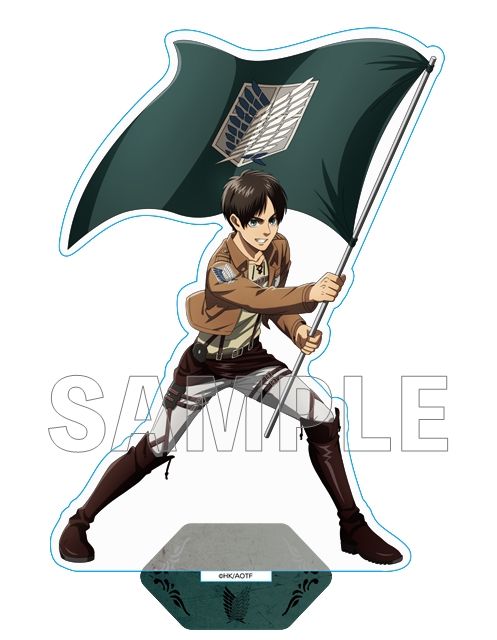 進撃の巨人 LINE CLOVA 当選品 アクリルスタンド　5個セット 進撃の巨人_アクリルスタンド 団旗 ver. エレン | 進撃の巨人公式