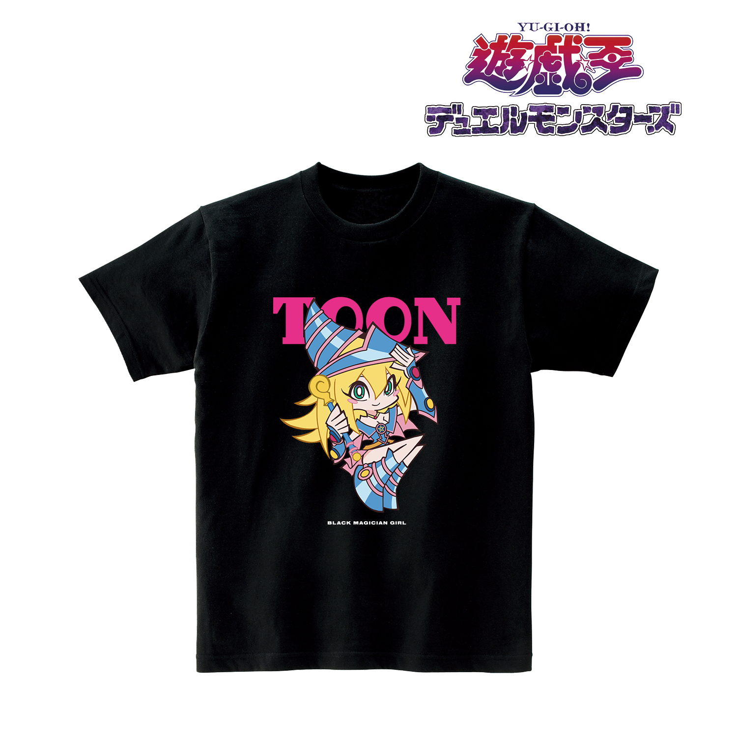 遊☆戯☆王デュエルモンスターズ_ブラック・マジシャン・ガール トゥーン・ワールド テイストデフォルメ Tシャツメンズ(サイズ/S)