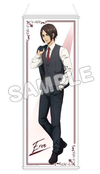 進撃の巨人_描き下ろしほぼ等身大タペストリー/エレン | 公式グッズ