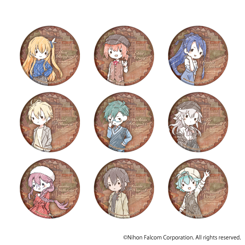 英雄伝説 閃の軌跡Ⅲ_缶バッジ16/ボックス（全9種）(グラフアート