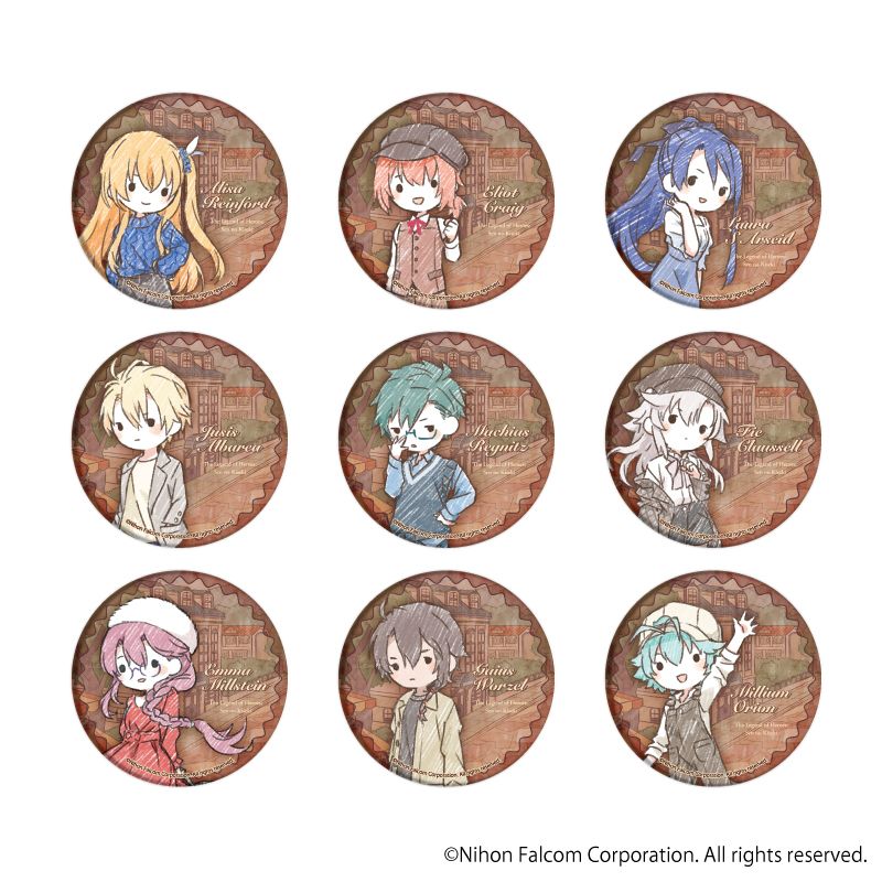 英雄伝説 閃の軌跡Ⅲ_缶バッジ16/ボックス（全9種）(グラフアート