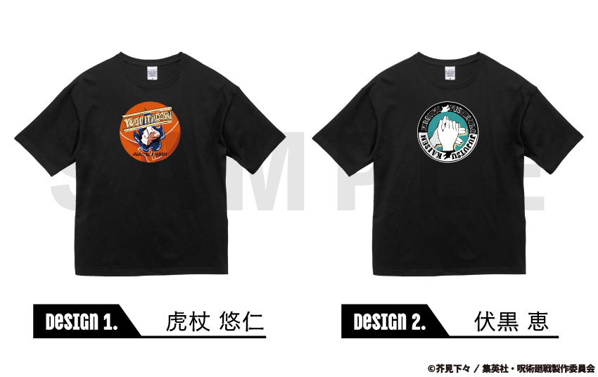 呪術廻戦_半袖TシャツA（ブラック） 01.虎杖 悠仁-S