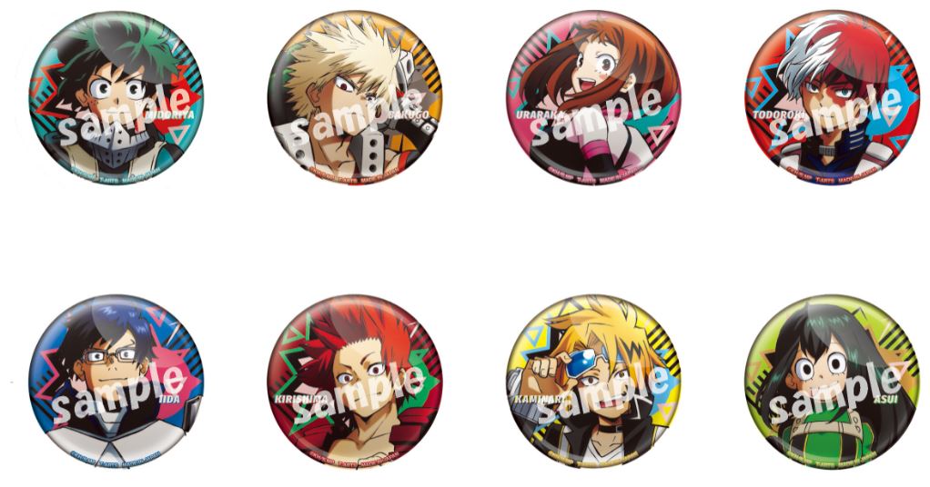 僕のヒーローアカデミア_カラパレ ポートレート 缶バッジ 1BOX | 公式