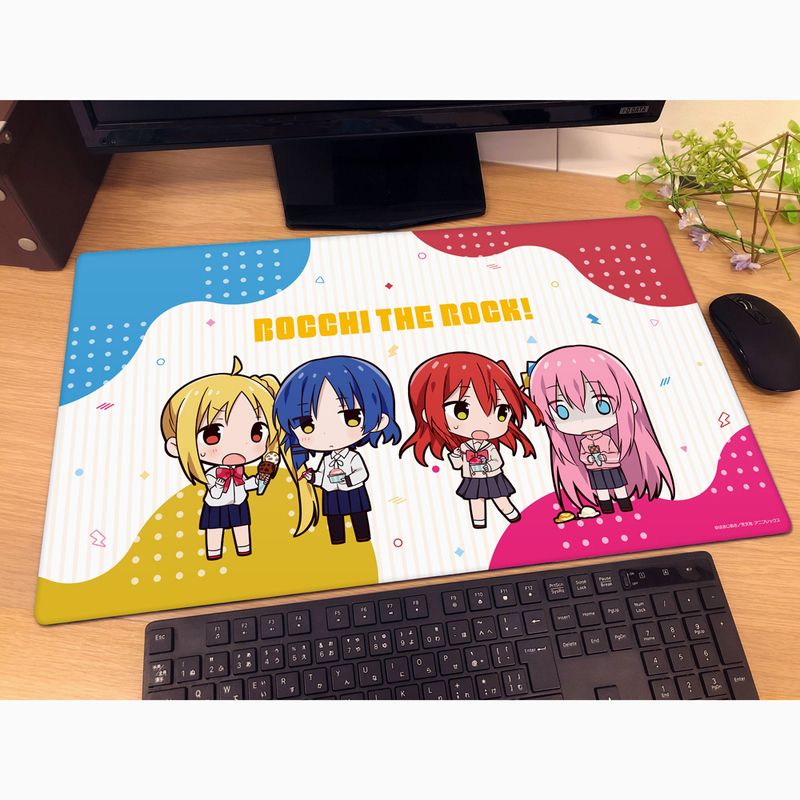 ぼっち・ざ・ろっく！_ ラバーマット（ミニキャラ） | ぼっち・ざ・ろ