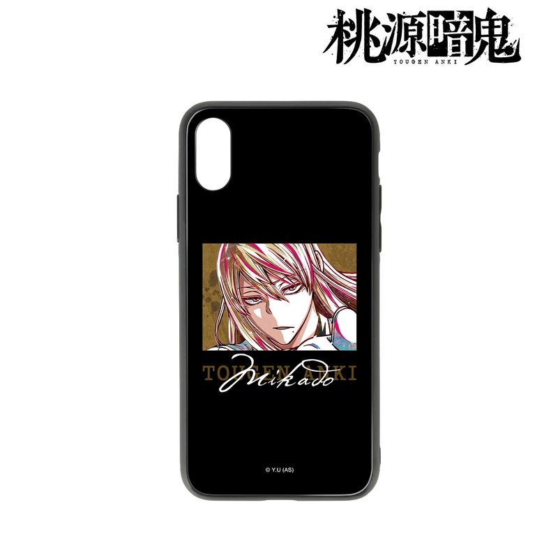 桃源暗鬼_桃寺神門 Ani-Art 強化ガラスiPhoneケース(対象機種/iPhone