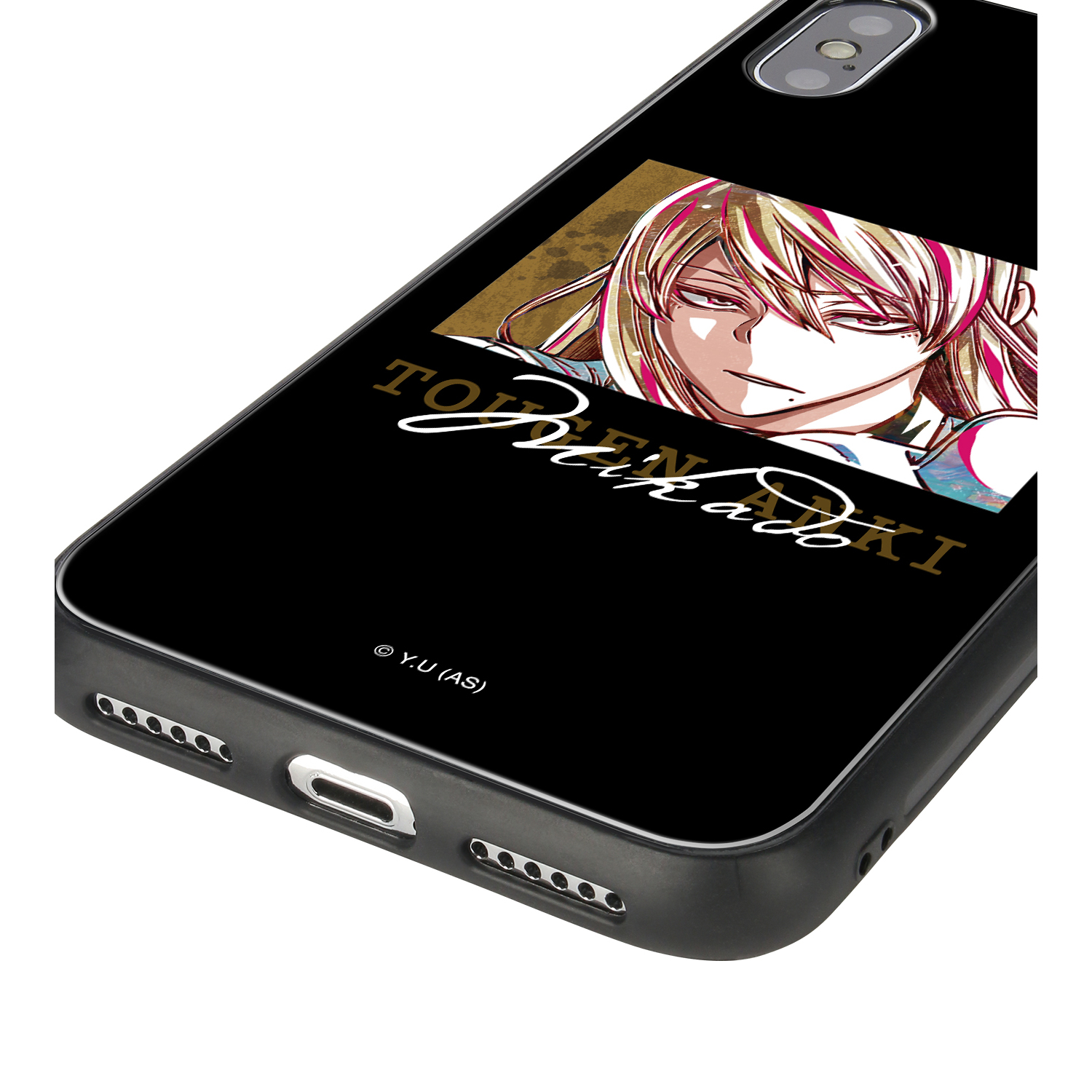 桃源暗鬼_桃寺神門 Ani-Art 強化ガラスiPhoneケース(対象機種/iPhone