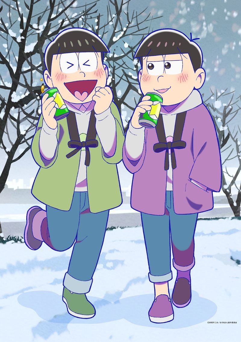 おそ松さん_【描き下ろし】チョロ松&トド松(冬) B3タペストリー