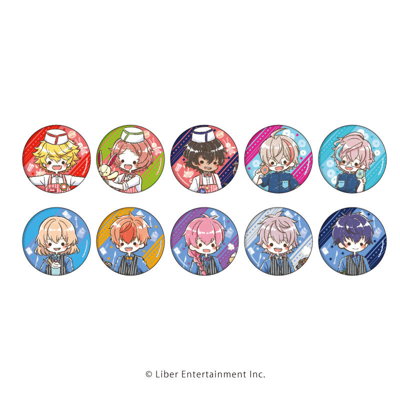 アイ★チュウ Etoile Stage_缶バッジ35/飲食店ver. ボックス(全10種)(グラフアートイラスト)