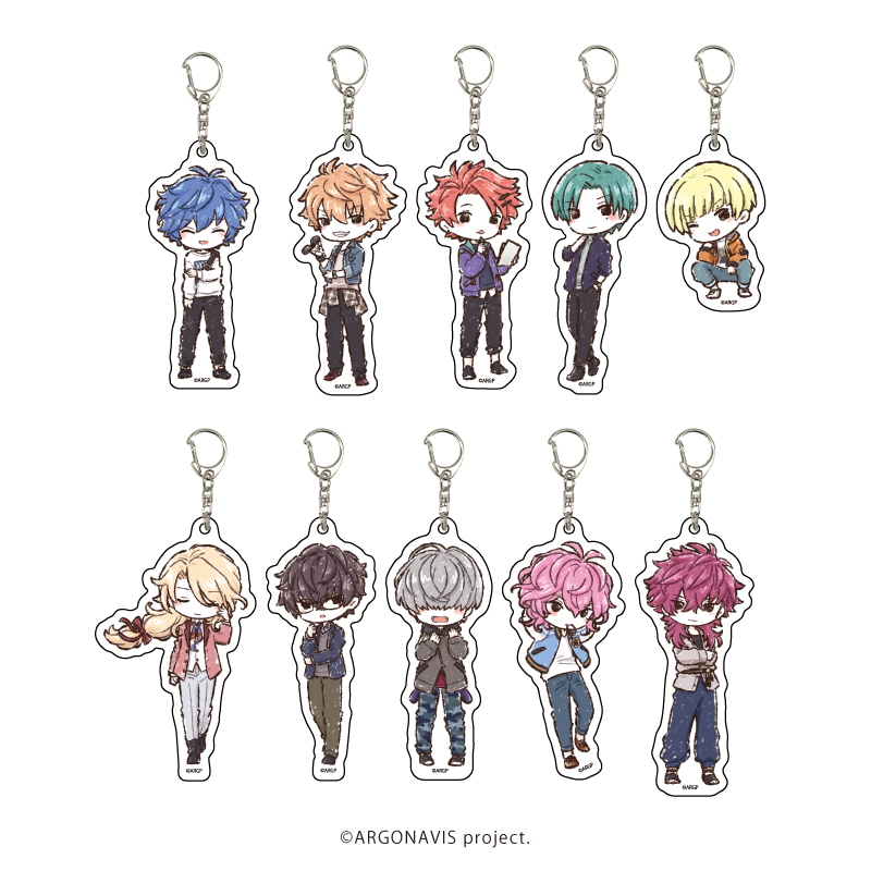 from ARGONAVIS_アクリルキーホルダー02/私服ver. ボックス(全10種)(グラフアートイラスト)