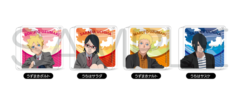 うちはサスケ/イタチ　サソリ　君麻呂　我愛羅　うずまきナルト/ボルトNARUTO BORUTO-ボルト- NARUTO NEXT GENERATIONS_miniアクリルブロック 青春