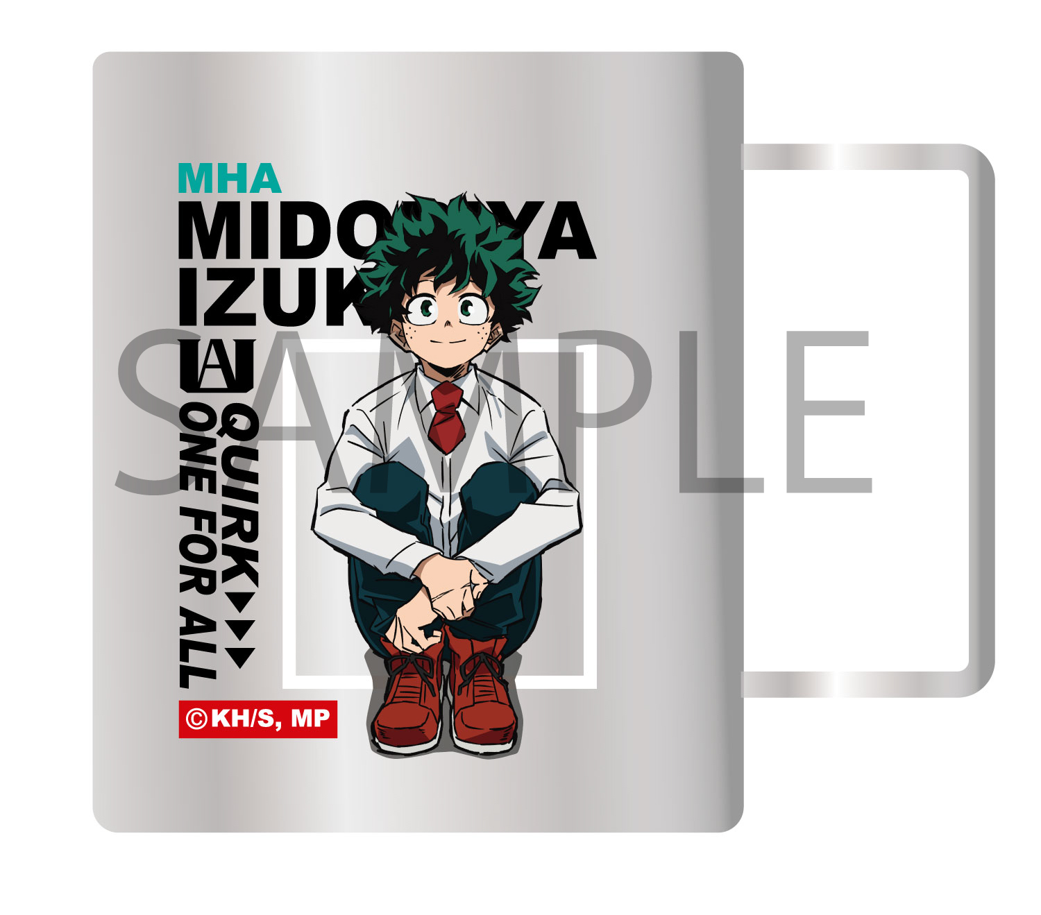 僕のヒーローアカデミア_折りたたみハンドルステンレスマグ 緑谷出久