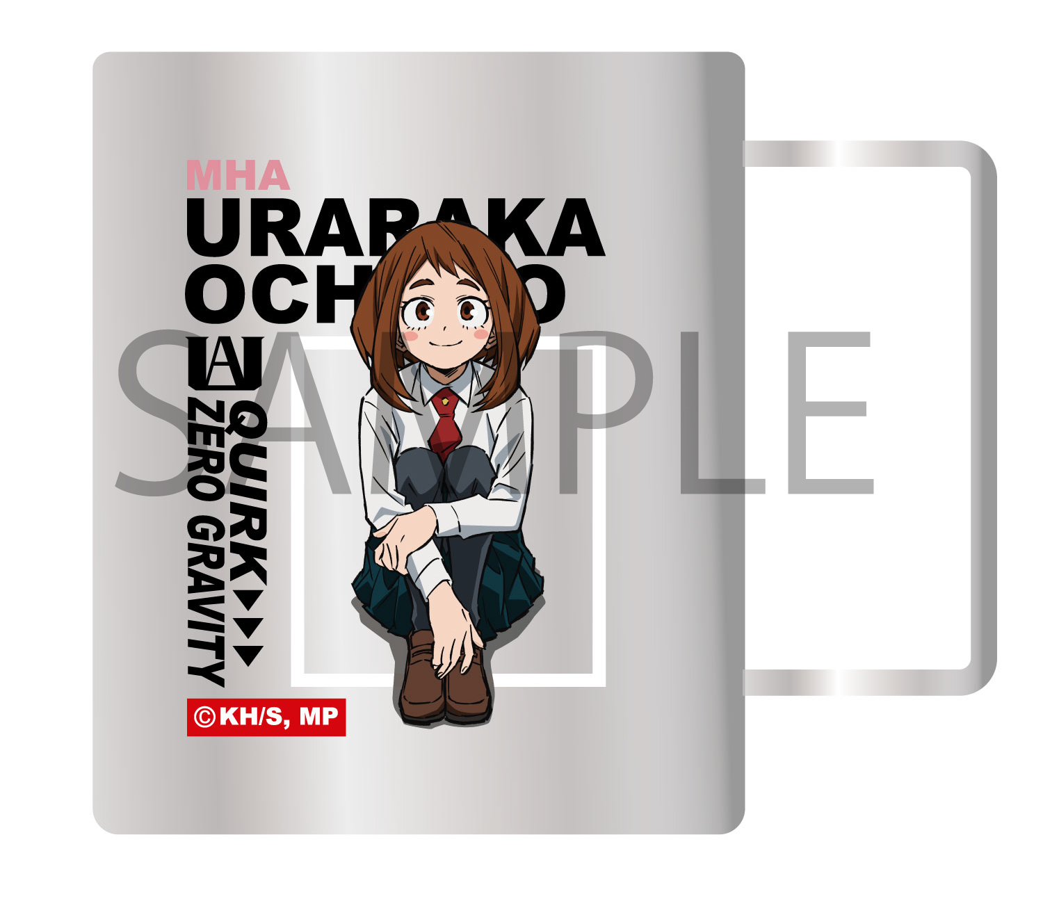 僕のヒーローアカデミア_折りたたみハンドルステンレスマグ 麗日お茶子