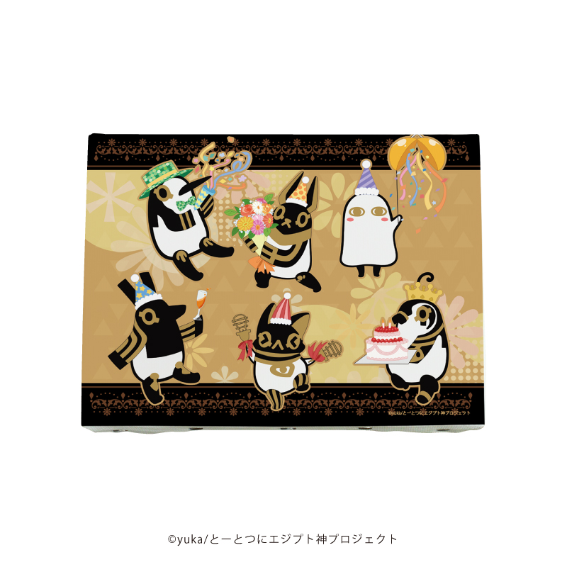 とーとつにエジプト神２_キャンバスアート01/集合(描き下ろしイラスト)