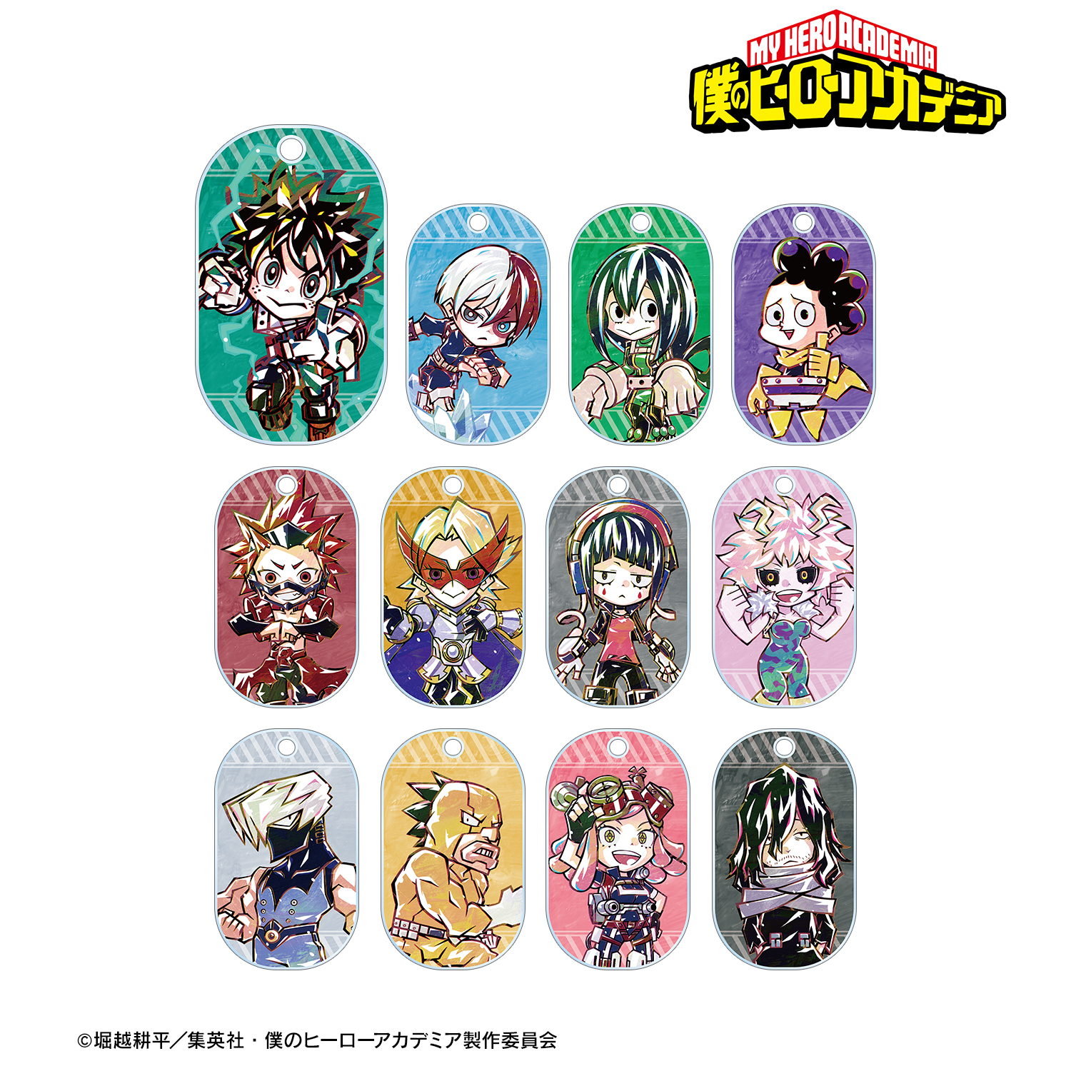 僕のヒーローアカデミア_トレーディング デフォルメAni-Art アクリルキータグ ver.A(単位/BOX)