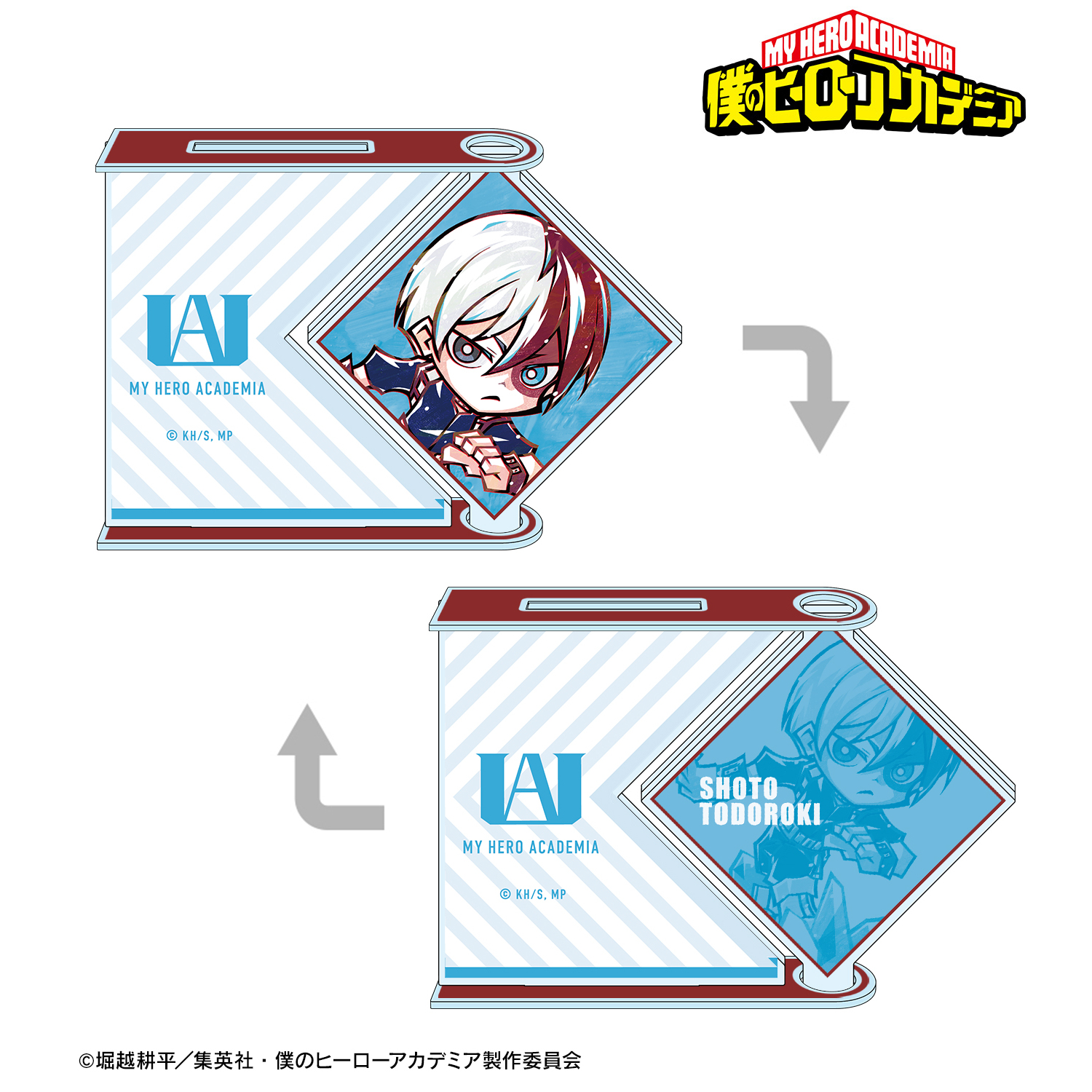 僕のヒーローアカデミア_轟焦凍 デフォルメAni-Art くるくるBIGアクリルスタンド