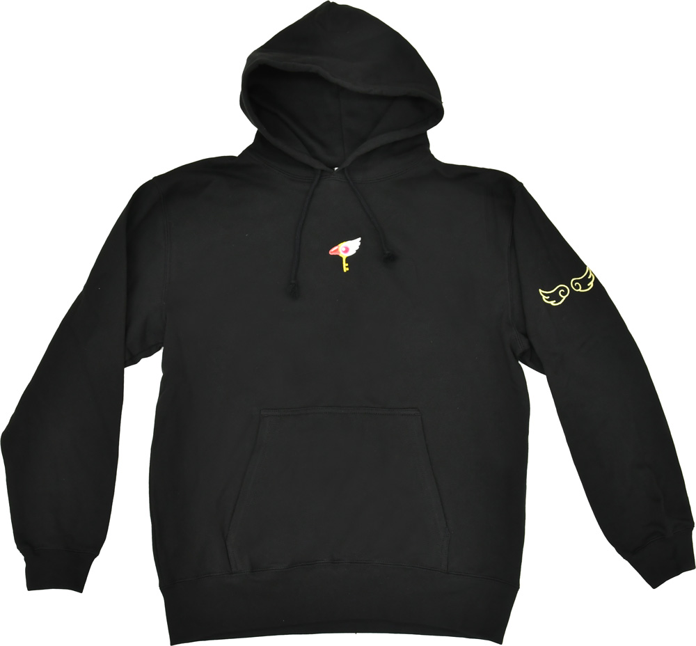 カードキャプターさくら クロウカード編_刺繍パーカー 封印の鍵 ブラック Lサイズ